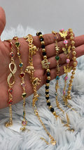 Lote 7 pulseras enchapadas en oro | N°16